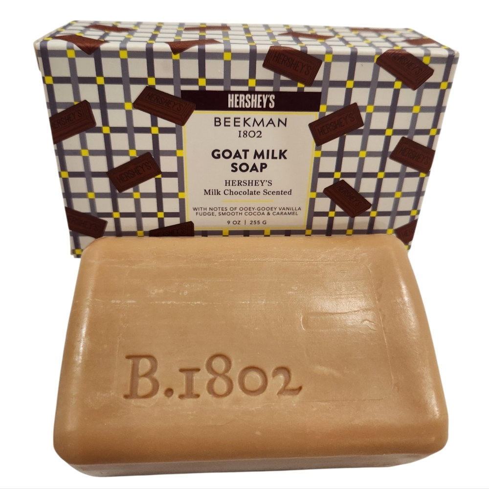 Beekman 1802 Limited Edition Hershey's Milk Chocolate Goat Milk Soap TWO 9oz Bar